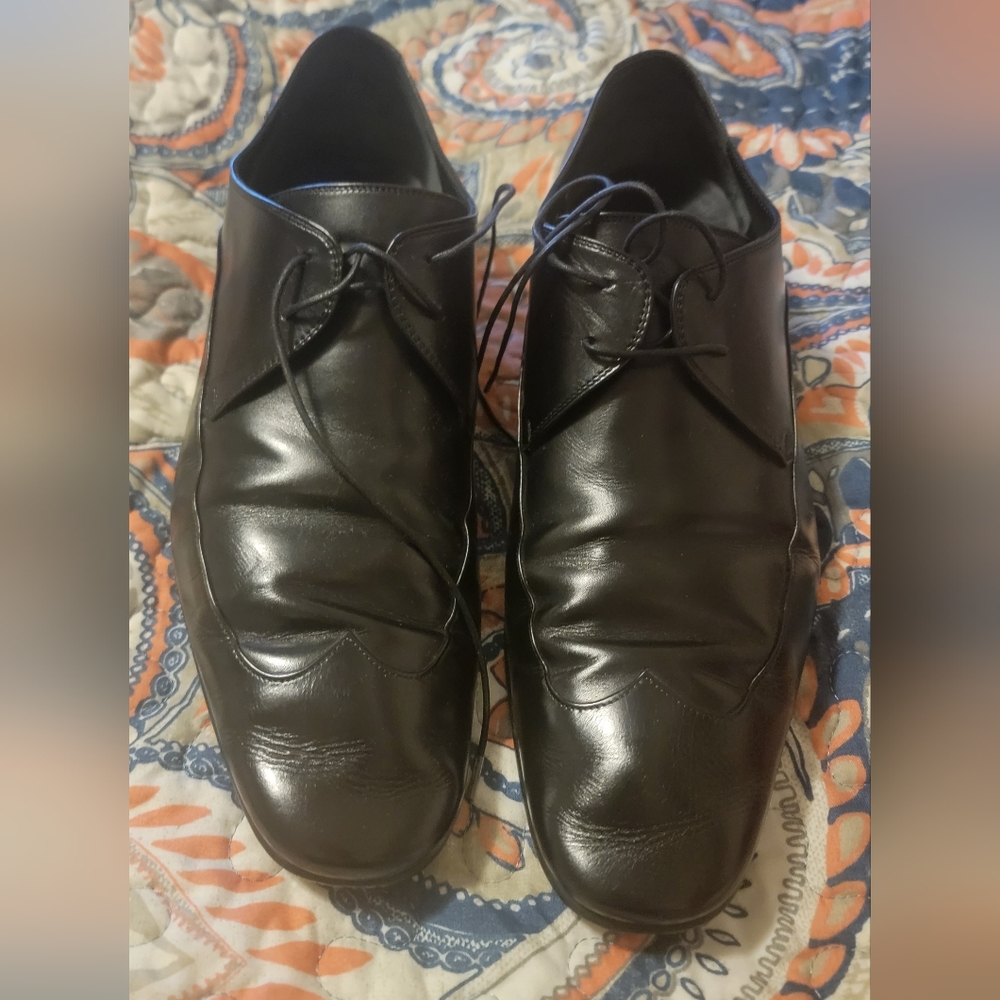 Salvatore Ferragamo Black Dress Shoes Size 10 Atlas